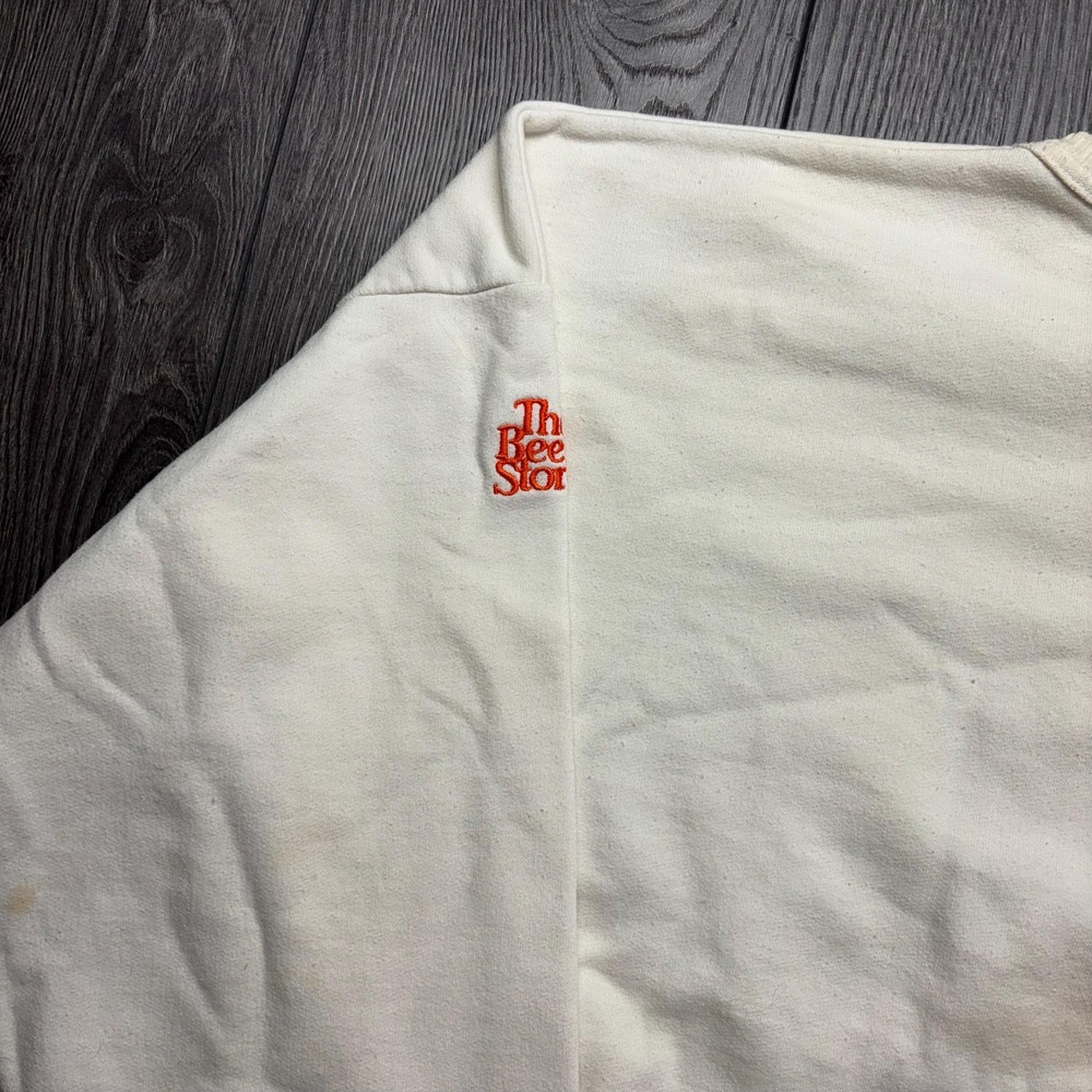 Vintage Molson Canadian Beer 1990s Sweatshirt Large White Beer Canada Bear - Picture 8 of 11